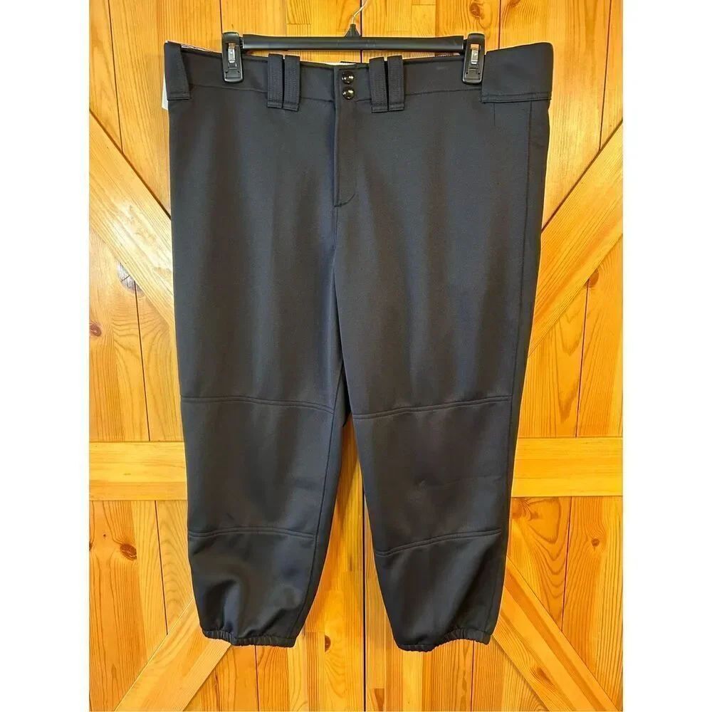 Mizuno Women's XXL Belted Black Softball Pant nwt (4456) Read